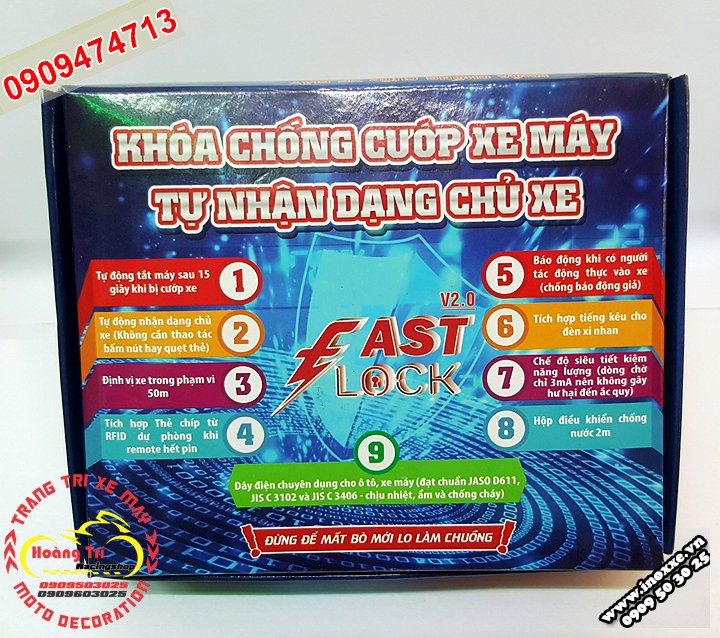 Khoá chống trộm FastLock V2.0